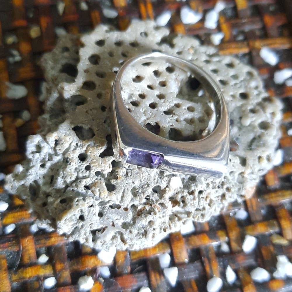 Sterling Silver and Amethyst Ring